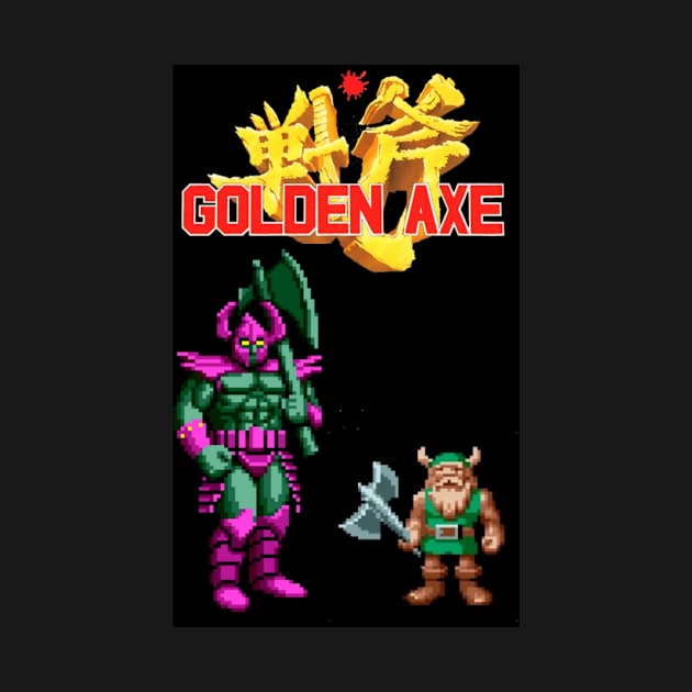 Golden Axe Death Bringer and Gilius Thunderhead by The Doom Guy