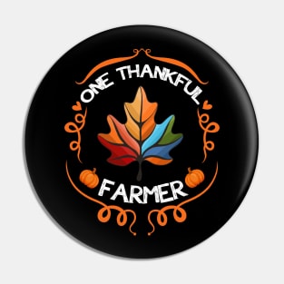 one thankful farmer Autumn leaves Pin