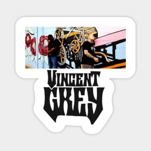 Vincent Grey Graffiti Magnet