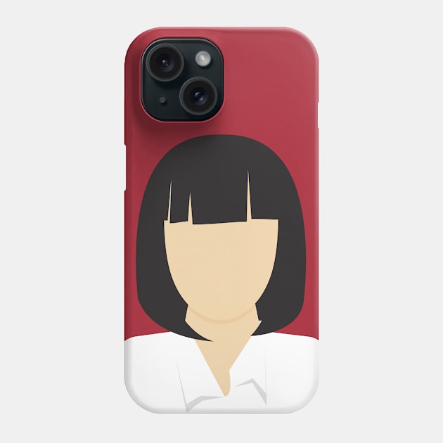 Mia Wallace - Minimalist Phone Case by quadrin