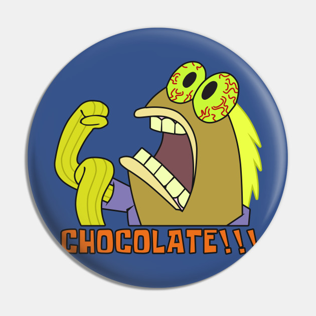 Chocolate Guy Spongebob Squarepants Pin TeePublic