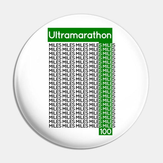 ULTRAMARATHON 100 miles | Smile Pin by mailboxdisco