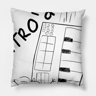 INTRO'd! (White) Pillow