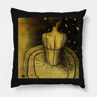 Golden Ballerina - Reflections Pillow