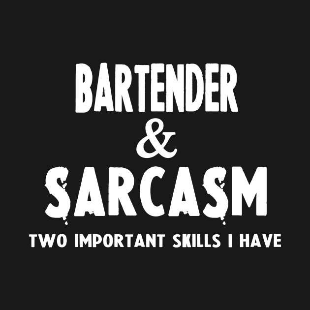 Disover Gifts For Bartenders - Bartender - T-Shirt