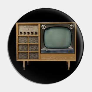 tv vintage Pin