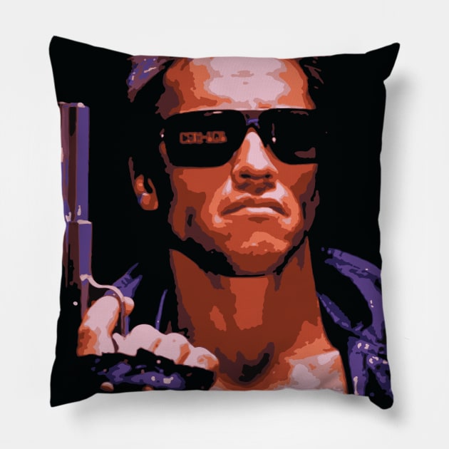 Terminator T-800 Pillow by Durro