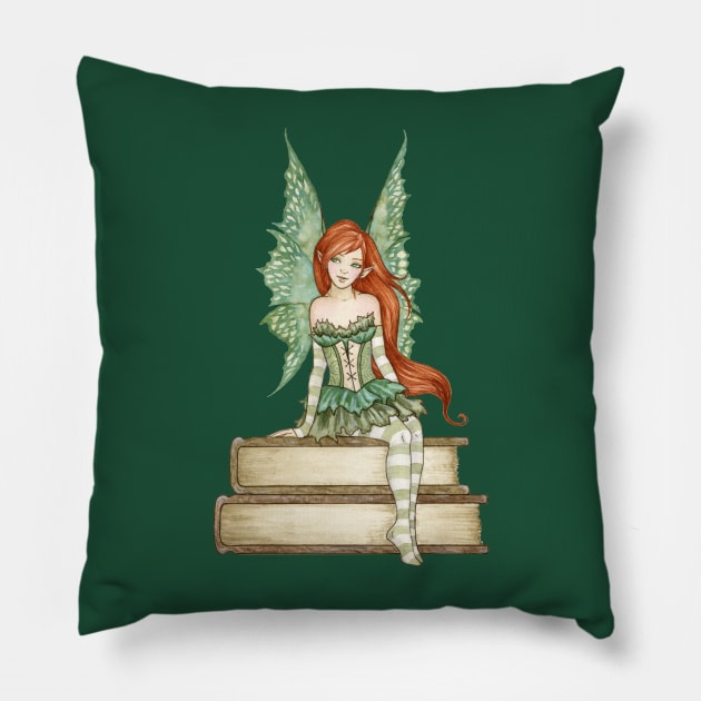 A Fairy Tale Pillow by AmyBrownArt