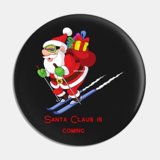 Santa Claus Is Coming,Love Christmas,Merry X Mas Pin