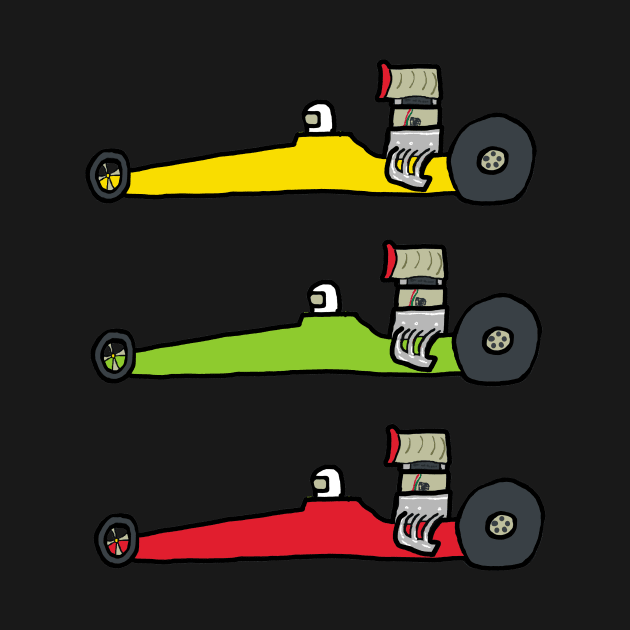 Drag Racing by Mark Ewbie