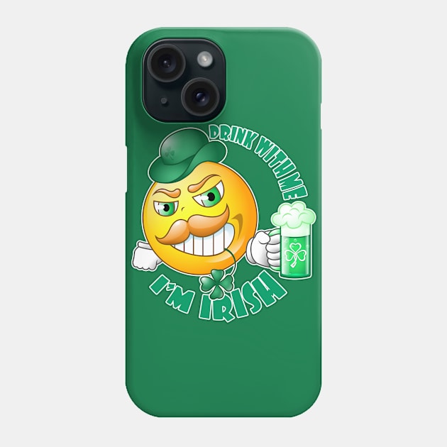 Irish smiley. Phone Case by Alex Birch