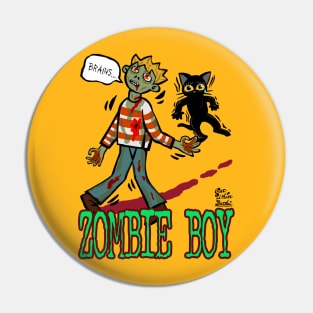 Zombie boy Pin