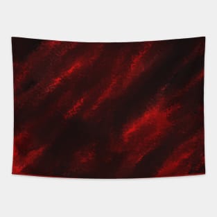 Red Strokes Tie Dye Tapestry