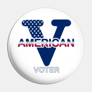 American Voter Pin