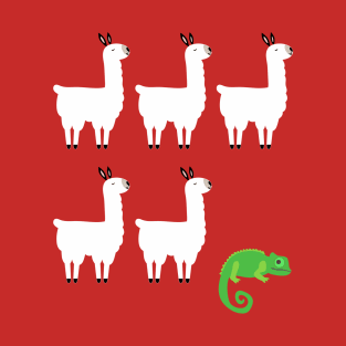 Llama Chameleon T-Shirt