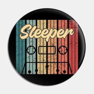 sleeper cassette retro vintage Pin