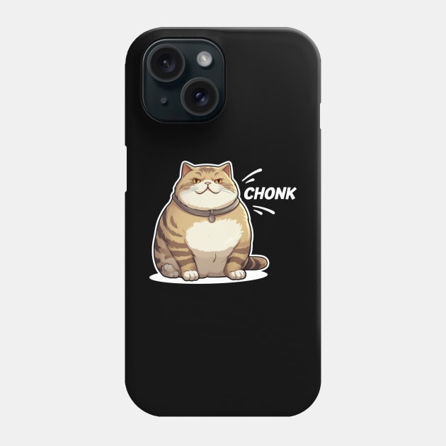 Chonk Pleasantly Pudgy Pal Endearing Fat Cat Poster Phone Case by BoazBerendse insect