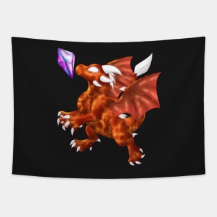 GemBabs: Elemental Dragon (Fire) Tapestry