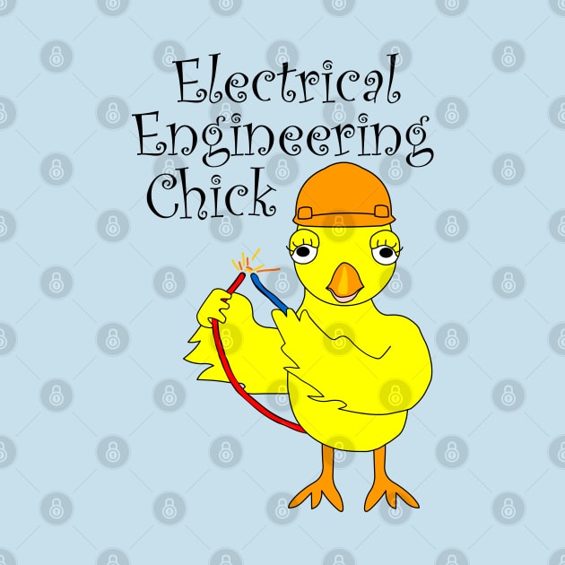 Electrical Engineering Chick Sparks by Barthol Graphics