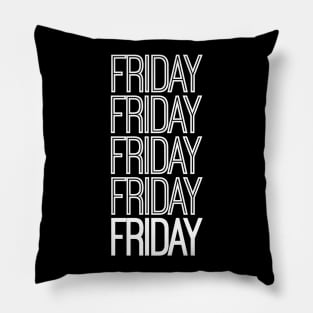 Weekdays: Friday Pillow