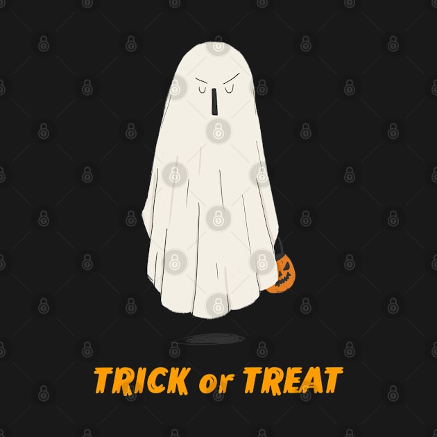 Trick or Treat ghost halloween costume by PunManArmy