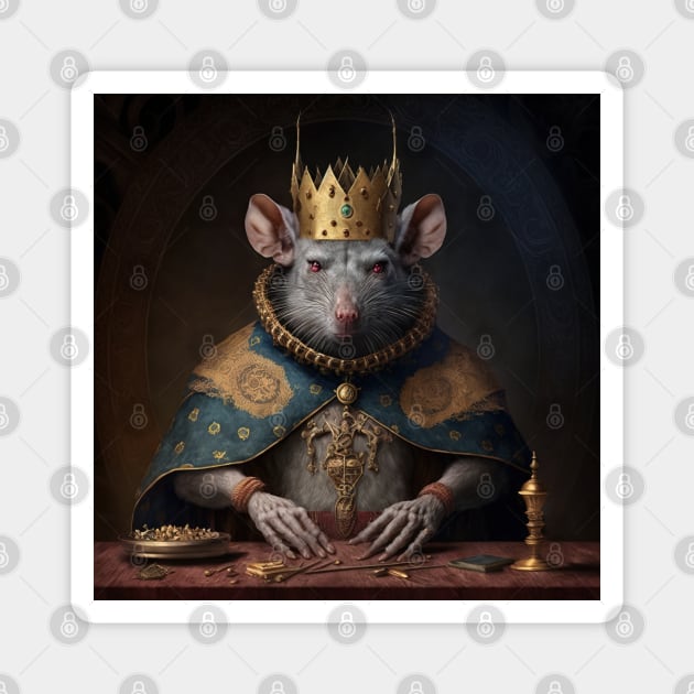 The Rat King Rodent Owner Mouse Rat Lover Crown T-Shirt