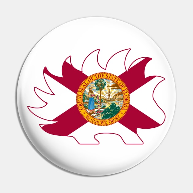 Florida Porcupine Pin by The Libertarian Frontier 