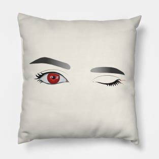 Red eyes Pillow