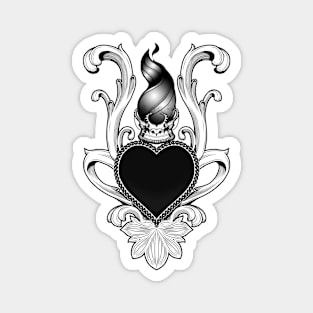 The Queen's Heart V.2 - Black version Magnet