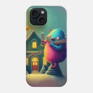 Christmas cutie decorating the house Phone Case