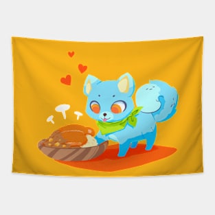 Pup's Cutlet Curry Tapestry