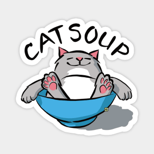 Cat Soup Magnet