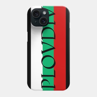 Plovdiv City Bulgarian Flag Colors Phone Case