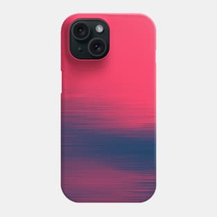 Abstract dual color gradient design Phone Case