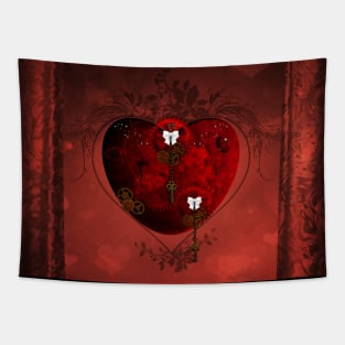 Wonderful steampunk heart Tapestry