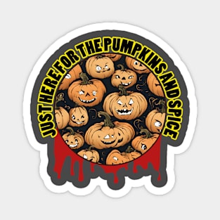 Pumpkins Laughing with Blood Dripping Magnet