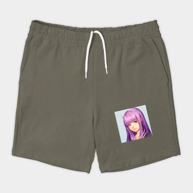 Purple Hair Anime Girl by animegirlnft