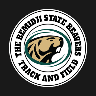 the classic bemidji track and field white background logo T-Shirt