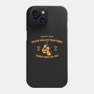 River Valley Raptors (yellow) Phone Case