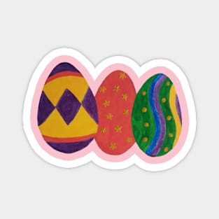 Dyed Easter Eggs design Magnet