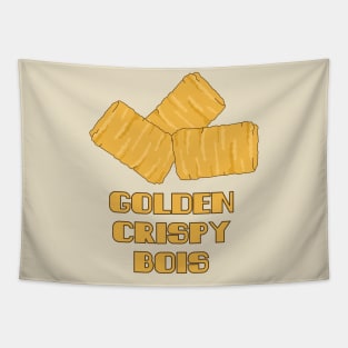 Golden Crispy Bois Tater Tot Tapestry