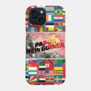 Papua New Guinea Vintage style retro souvenir Phone Case