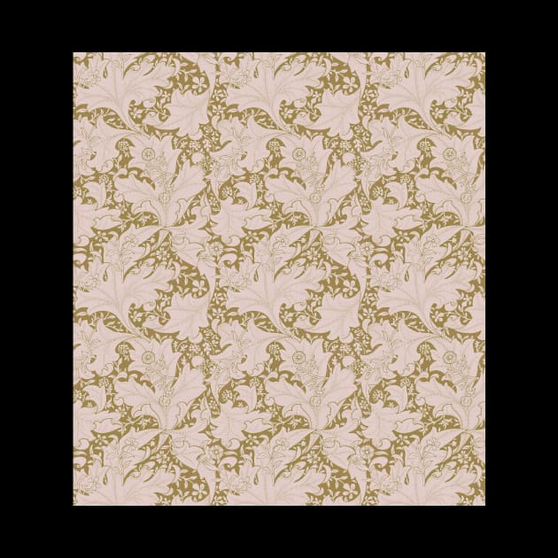 William Morris Wallflower Pattern Tan by tiokvadrat