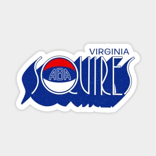 Defunct Virginia Squires ABA Basketball 1976 Magnet