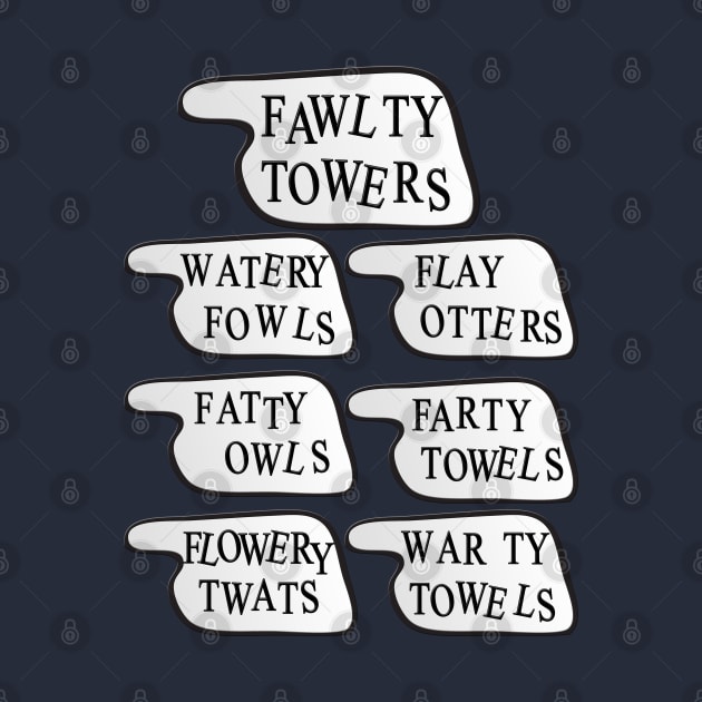 Watery Fowls, Flay Otters, Fatty Owls, Farty Towels, Warty Towels by Meta Cortex