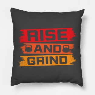 Rise and Grind with Slim Goody #standup Pillow