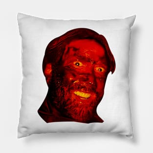 Face And Man Scary Face Pillow