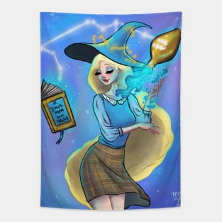 Aquarius Witch Tapestry