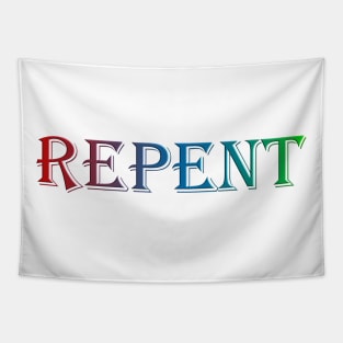 Repent Tapestry