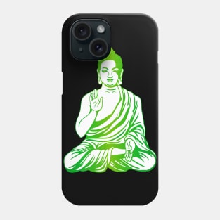 Buddha (green) Phone Case